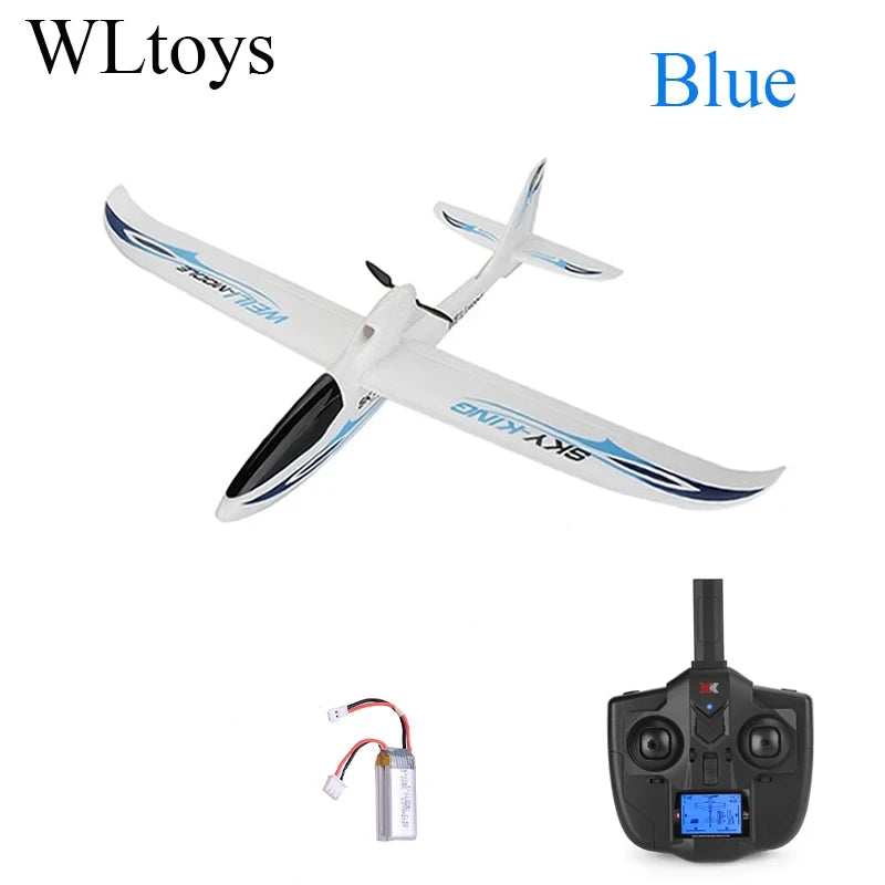 Gyro-Equipped RC Glider Airplane